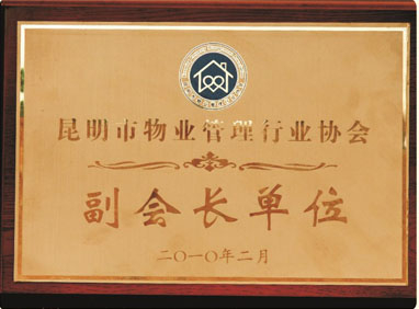 昆明市物业管理行业协会副会长单位